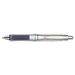 Pilot Dr. Grip Center of Gravity Retractable Ballpoint Pens Medium Pen Point - 1 mm Pen Point Size - Refillable - Retractable - Black - Clear Barrel - 1 Each