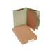 ACCO Pressboard 4-Part Classification Folders Legal Leaf Green Box of 10