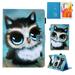 iPad 10.2 Case Dteck Case for iPad 9th Gen/iPad 8th Gen/iPad 7th Gen/iPad Air 3/iPad Pro 10.5 Slim Fit Multi Angle Viewing Stand Folio Flip Smart Shell Auto Sleep Wake Shockproof Cover Owl