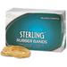 Alliance Rubber 24325 Sterling Rubber Bands - Size #32 Approx. 950 Bands - 3 x 1/8 - Natural Crepe - 1 lb Box