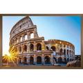 Timeless Visions - Roman Colosseum Wall Poster 14.725 x 22.375 Framed