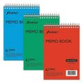 Ampad Memo Books Narrow Rule 6 X 4 White 40 Sheets 3-Pack