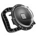 Underwater Dome Port Lens Black Easy to Hold Diving Dome Port Waterproof Case Housing for Hero9/10