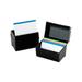 Plastic Index Card File 500 Capacity 8 5/8w x 6 3/8d Black