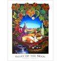 Valley of the Moon Poster - Wine Country Posters Valley of the Moon Art Poster Sonoma County Art Poster California Vineyard Art Poster WCP-842 (18x24 Art Print Wall Decor Travel Poster)