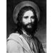 Painting Titled The Christ Portrait Of Jesus Christ With Halo Poster Print By Vintage Collection (11 X 14)