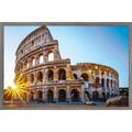 Timeless Visions - Roman Colosseum Wall Poster 22.375 x 34 Framed