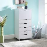 Office File Cabinets Wooden File Cabinets for Home Office Lateral File Cabinet Wood File Cabinet Mobile File Cabinet Mobile Storage Cabinet Filing Storage Drawer Cabinet by Naomi Home White/6 Drawer