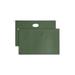 Smead Hanging File Pockets 3-1/2 Inch Expansion Legal Size Standard Green 10 Per Box (64320)