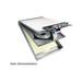 Saunders 21017 Cruiser Mate Aluminum Storage Clipboard 1 Capacity Holds 8-1/2w x 12h Silver