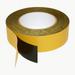 JVCC DC-4420LB Double-Sided PVC Tape: 1-1/2 in x 36 yds. (Black)