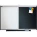 QUARTET Combination Board Aluminum Whiteboards 36 x 24 White/Black