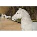 Carved horse statues Changling Sacred Was Beijing China Poster Print by Cindy Miller Hopkins (16 x 11)