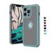 Njjex Cases for iPhone XR 13 13 Mini 13 Pro Max [Shock Absorption] Drop Protection Hybrid Dual Layer Armor Defender Protective Case Cover -Mint