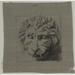 Design for a Lions Head Relief Poster Print by Anonymous French 19th century (18 x 24)