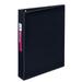 Mini Size Durable Non-View Binder With Round Rings 3 Rings 1 Capacity 8.5 X 5.5 Black | Bundle of 5 Each