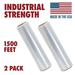 Tough Pallet Shrink Wrap 80 Gauge 18 Inch X 1500 feet Industrial Strength Commercial Grade Strength Film Moving & Packing Wrap For Furniture Boxes Pallets