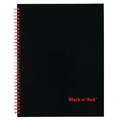 Black n Redâ€­ Hardcover Business Notebook Twin Wire 70 Sheets 11 x 8 1/2 Blackâ€¬â€¬â€¬â€¬â€¬â€¬