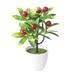 COOLL Artificial Fruit Tree Lifelike Multipurpose Plastic Adorable Simulation Potting for Wedding