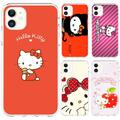 Lollanda Case Cover for iPhone 13 Pro Max Case 11 13 Case iPhone 12 Pro Max Case XR Case 11 Pro Max Cases Cute Cartoon Hello Kitty Popular Soft iPhone Case