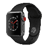Restored Apple Watch Series 3 38mm Space Gray Aluminum Case with Black Sport Band (GPS + Cellular LTE) (Refurbished)