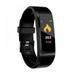 Fitness Tracker Activity Tracker Watch with Heart Rate Monitor Waterproof Smart Fitness Band with Step Counter Calorie Counter Pedometer Watch for Kids Women and Men Black