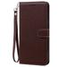 Dteck Wallet case for Samsung Galaxy A52 4G/5G PU Leather Wallet case with Handstrap Kickstand Card Slots Magnetic Shockproof Flip Case For Samsung Galaxy A52 Coffee