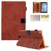 Kindle Fire HD 10 Case - Dteck Folio PU Leather Smart Case Cover with Auto Wake/Sleep Multiple Angles Viewing for All-New Kindle Fire HD 10.1 Tablet (7th Generation 2017 Release) Brown