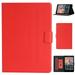 Dteck Folio Case for Kindle Fire HD8 (2018/2017/2016 release) Slim Fit Book Cover Design Multi-Angle Stand PU Leather Case Cover Red