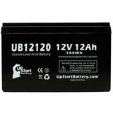 Compatible APC RBC Battery Cartridges RBC4 Battery - Replacement UB12120 Universal Sealed Lead Acid Battery (12V 12Ah 12000mAh F1 Terminal AGM SLA) - Includes TWO F1 to F2 Terminal Adapters