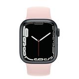 Apple Watch Series 7 GPS + Cellular 45mm Smart Watch w/ Midnight Aluminum Case with Pink Sport Band(Used)