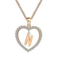 Floleo Clearance Fashion Women Gift 26 English Letter Name Chain Pendant Necklaces Jewelry