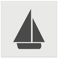 Sail Boat Sailing Icon DIY Cookie Wall Craft Stencil - 4.5 Inch