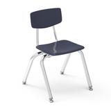 Virco 3000 Series Classroom Chair Wood/Metal in Blue | 30.5 H x 18.625 W x 21.5 D in | Wayfair 38429C51