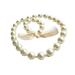 Children s Girls Faux Pearl Necklace Bracelet Earrings Jewelry Set Gift NEW U6L4