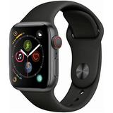 Pre-Owned Apple Watch Series 4 44MM Space Gray - Aluminum Case - Black Sport Band