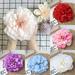 Naturegr 1Pc Artificial Flower Peony Flower Head Bride Bouquet Silk Artificial Peony Flowers for Wedding