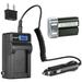 Kastar 1-Pack EN-EL1 Battery and LCD AC Charger Compatible with Nikon EN-EL1 ENEL1 Konica Minolta NP-800 NP800 Battery Nikon MH-50 MH-52 MH-53 Konica Minolta BC-900 Charger