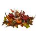 Nearly Natural 8 Maple Pumpkin and Gourd Artificial Plant Candelabrum Multicolor