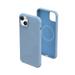 [U] by UAG Designed for iPhone 14 Plus Case Blue Cerulean 6.7 Dot Built-in Magnet Compatible with MagSafe Charging Slim Lightweight Dropproof Silicone Protective Cover by URBAN ARMOR GEAR