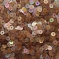 Topaz Amber Sequins 4mm Semi Frost Rainbow Made in USA