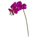 Nearly Natural 28in. Orchid Phalaenopsis Artificial Flower Stem (Set of 6) Purple