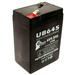 Compatible Dantona Lead 6V 5P Battery - Replacement UB645 Universal Sealed Lead Acid Battery (6V 4.5Ah 4500mAh F1 Terminal AGM SLA) - Includes TWO F1 to F2 Terminal Adapters