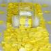 Efavormart 500pcs Artifical Rose Petals for Wedding Aisle Party Favor Jewelry Candy Sheer Flower Decoration - Yellow