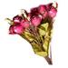 Jygee 1 Branch Rose Buds Artificial Flowers Silk Simulation Plant Flower Home Party Wedding Decoration rose red