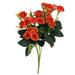 Artificial rose flower carnation peony tea bag daisy table desk decoration rose bouquet wedding banquet decoration orange red