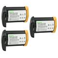[Fully Decoded] Kastar 3-Pack 11.1V 4400mAh LP-E4N Battery Replacement for Canon LP-E4 LPE4 LP-E4N LPE4N US 5751B002 Battery Canon LC-E4 LC-E4N Charger