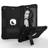 iPad Mini Case iPad Mini 2 Case iPad Mini 3 Case iPad Mini Retina Case Allytech Heavy Duty Three Layer Armor Defender Protective Case with Kickstand for iPad Mini 1/ 2 / 3 (Black/Black)
