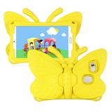 Samsung Galaxy Tab A7 Lite Kids Case 2021 SM-T220/T225/T227 Dteck Shockproof Light Weight Butterfly Stand Cover for Samsung Galaxy Tab A7 Lite 8.7 inch Yellow