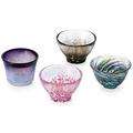 ADERIA Tsugaru Vidro Cup 4-piece gift set Aomori appetizer Cup set In a vanity case made in Japan FS-71593 FS-71593